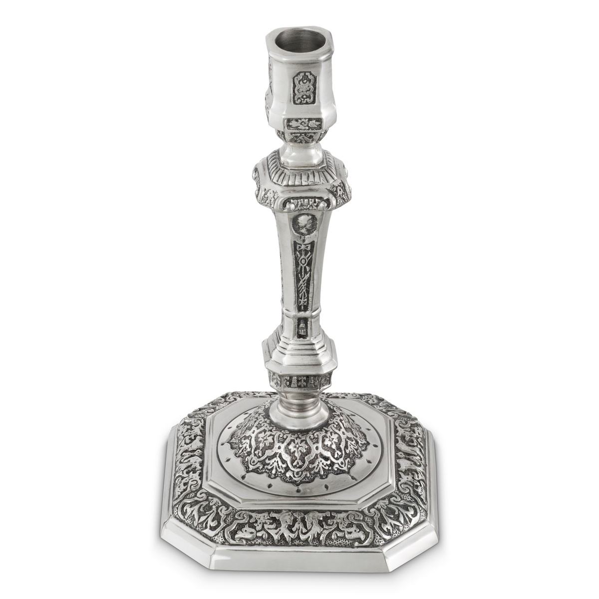 Подсвечник Бераин антикуе силвер отделка